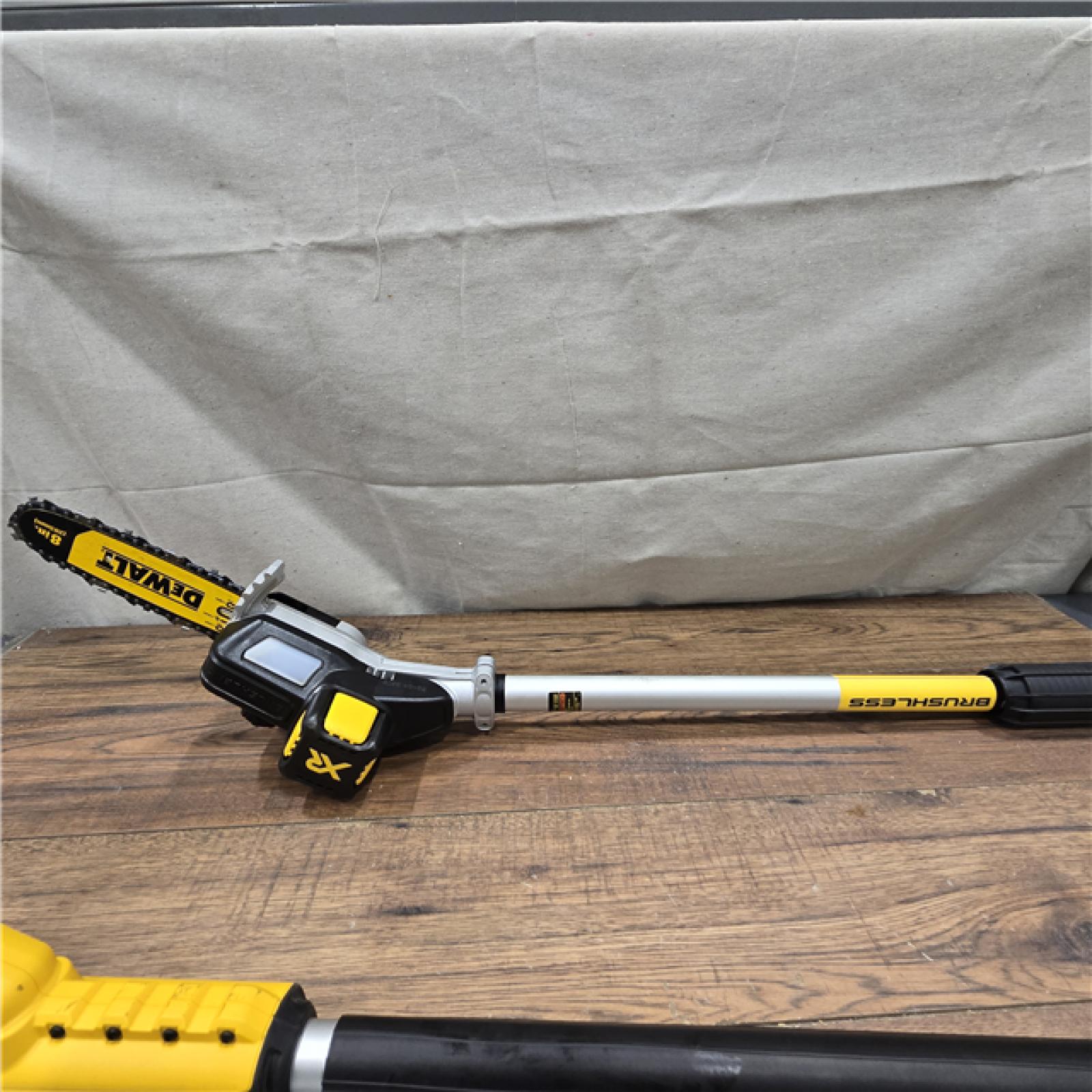 AS-IS DEWALT 20V MAX 8in. Brushless Cordless Battery Powered Pole Saw (Tool Only)
