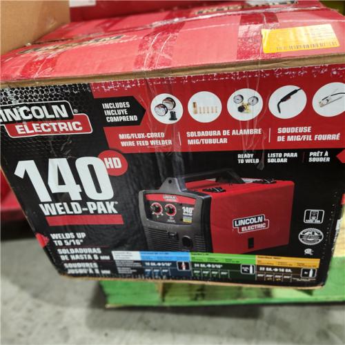 Dallas Location - As Lincoln Electric Weld Pak 140 HD Wire-Feed Welder