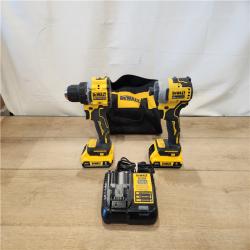 AS-IS- DEWALT ATOMIC 20-Volt MAX Lithium-Ion Cordless (2-Tool) Combo Kit