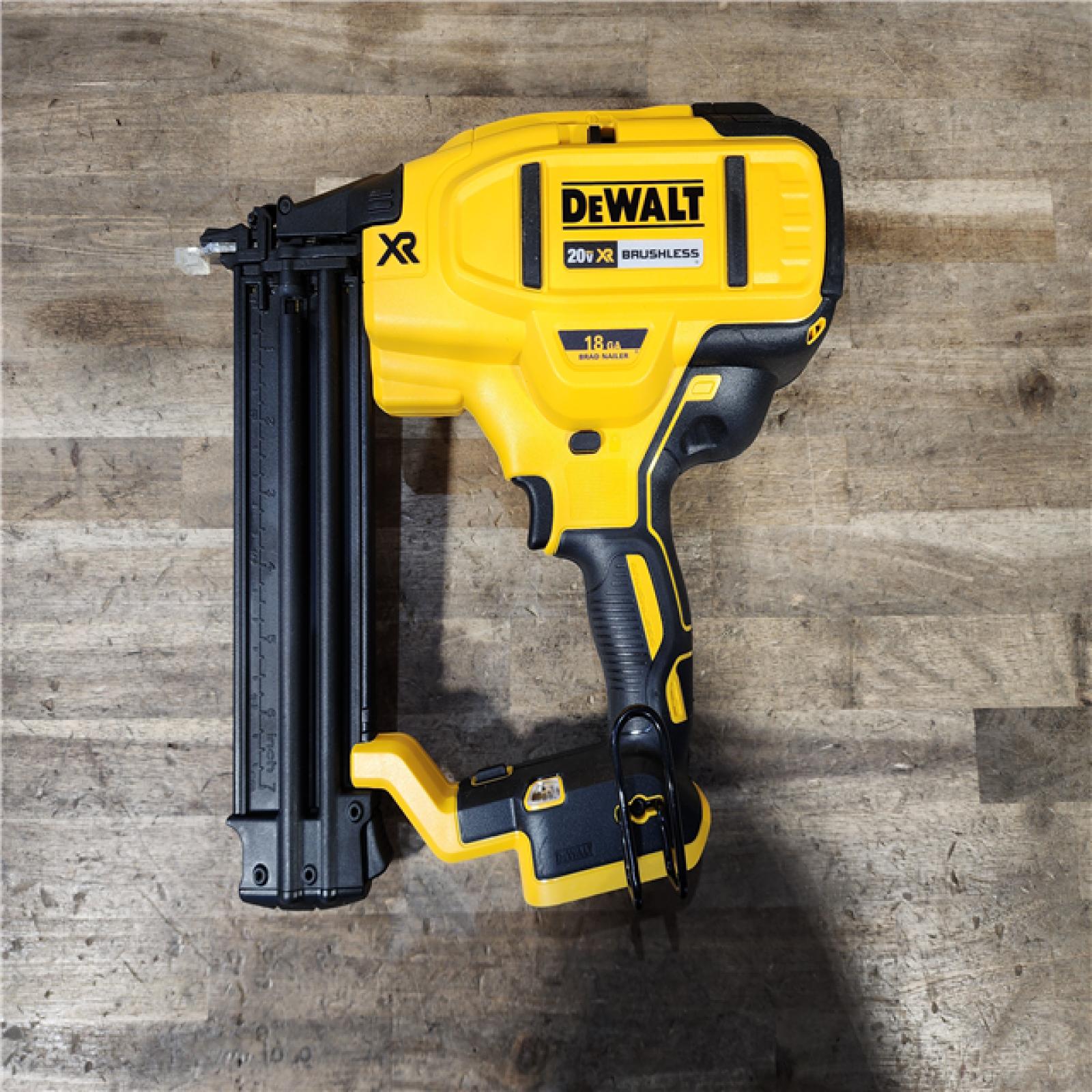 HOUSTON LOCATION - AS-IS DeWalt 20V MAX XR Lithium-Ion Cordless 18-Gauge Brad Nailer (Tool Only)