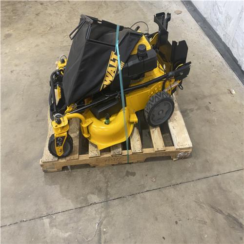 Houston Location - AS-IS Outdoor Power Equipment DEWALT LAWN MOWER 28 INCH WIDE CUT
