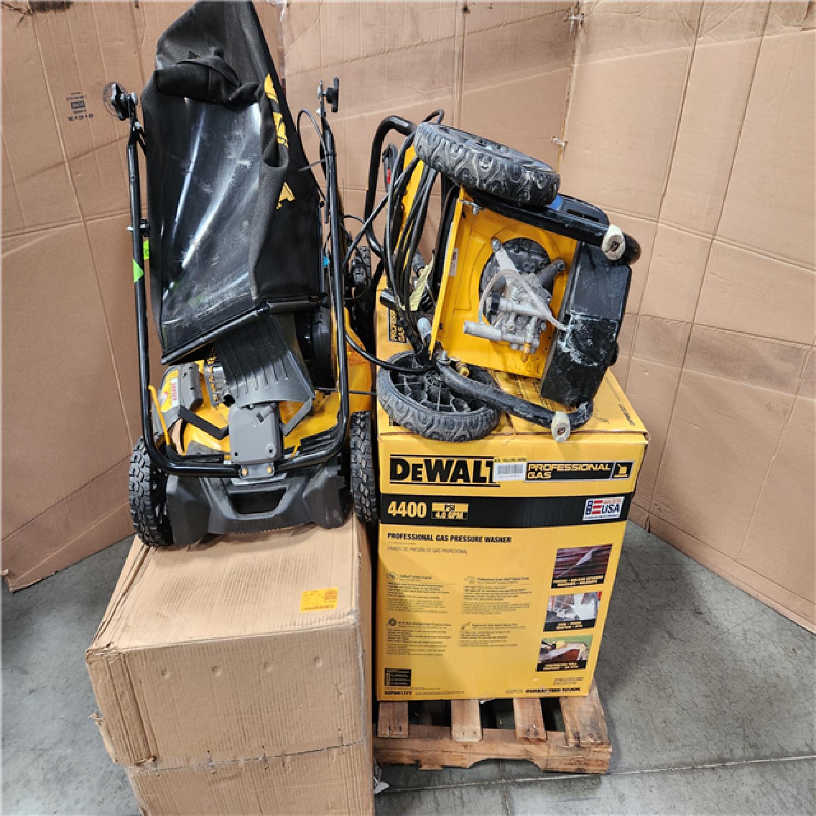 California As-Is Outdoor Power Equipment