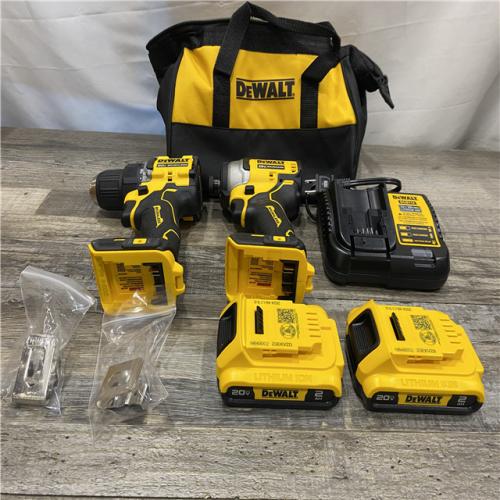 AS-IS DEWALT ATOMIC 20-Volt MAX Lithium-Ion Cordless Combo Kit