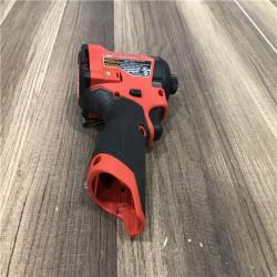 AS-IS Milwaukee FUEL 12V Lithium-Ion Brushless Cordless 1/4 in. Hex Impact Driver (Tool-Only)