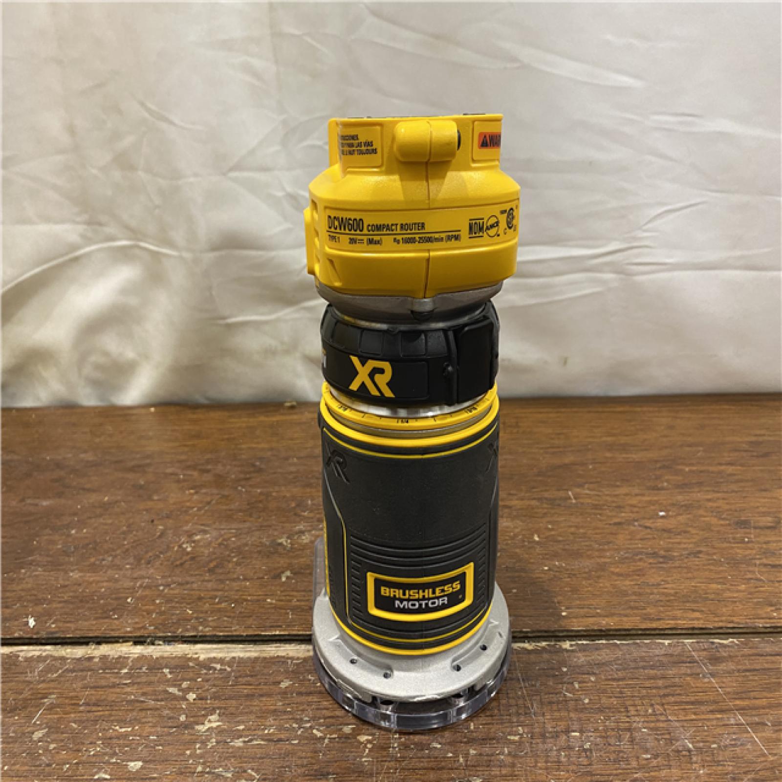 AS-IS Dewalt 20V MAX XR Brushless Cordless Compact Router (Tool Only)