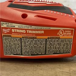 AS-IS Milwaukee 18V M18 Lithium-Ion Brushless Cordless String Trimmer Kit