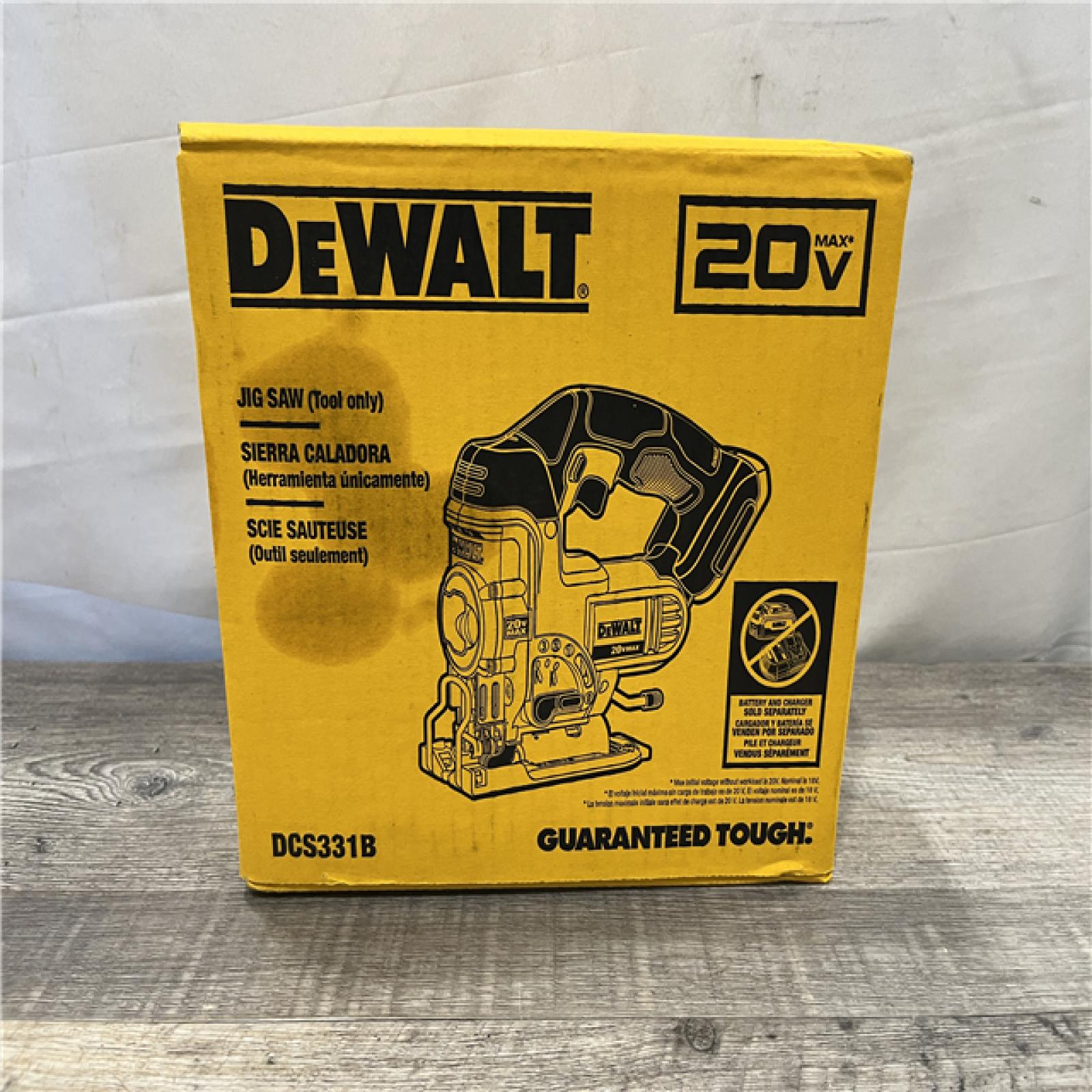 NEW - DEWALT 20V MAX Cordless Jig Saw (Tool Only)