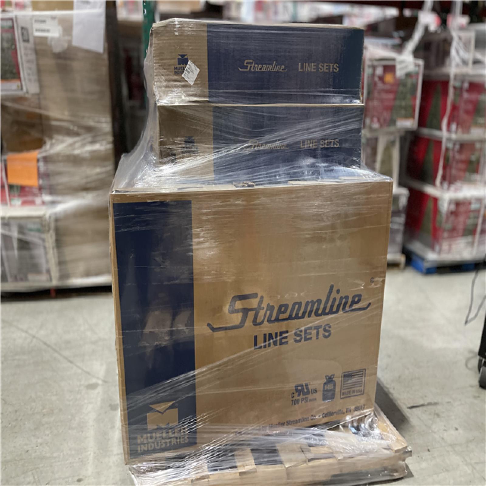 DALLAS LOCATION - Mueller Industries 3/8 In X 3/4 In X 3/4 In X 35 Ft Air Conditioner Line Set PALLET -(7 UNITS)