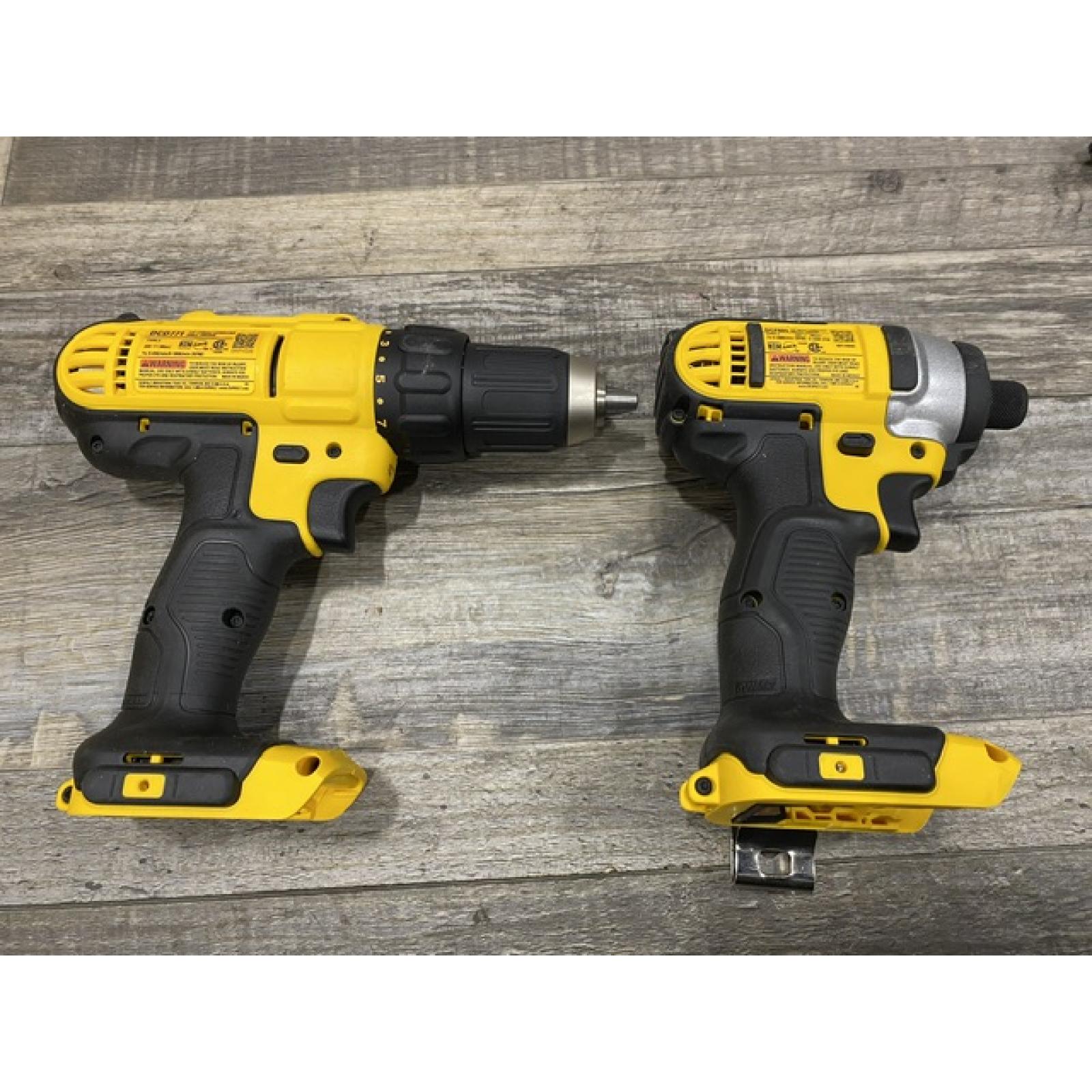 AS-IS DEWALT 20V MAX Cordless Drill/Impact 2 Tool Combo Kit