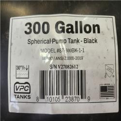 Phoenix LIKE NEW VPC 300 Gal. Black Polyethylene Sphere Septic Tank