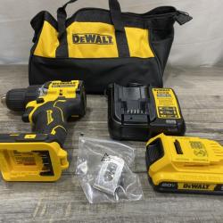 AS-IS DEWALT Atomic 20V Lithium-Ion Cordless Compact 1/2 in. Drill/Driver Kit
