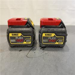 AS-IS - DEWALT FLEXVOLT 20-Volt/60-Volt MAX Lithium-Ion 6.0Ah Battery Pack (2-Pack)