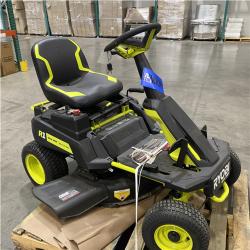 Dallas Location - As-Is RYOBI R1 80V HP Brushless Lithium Battery Cordless Electric 30 in. Riding Lawn Mower with 14 Ah Battery and Charger