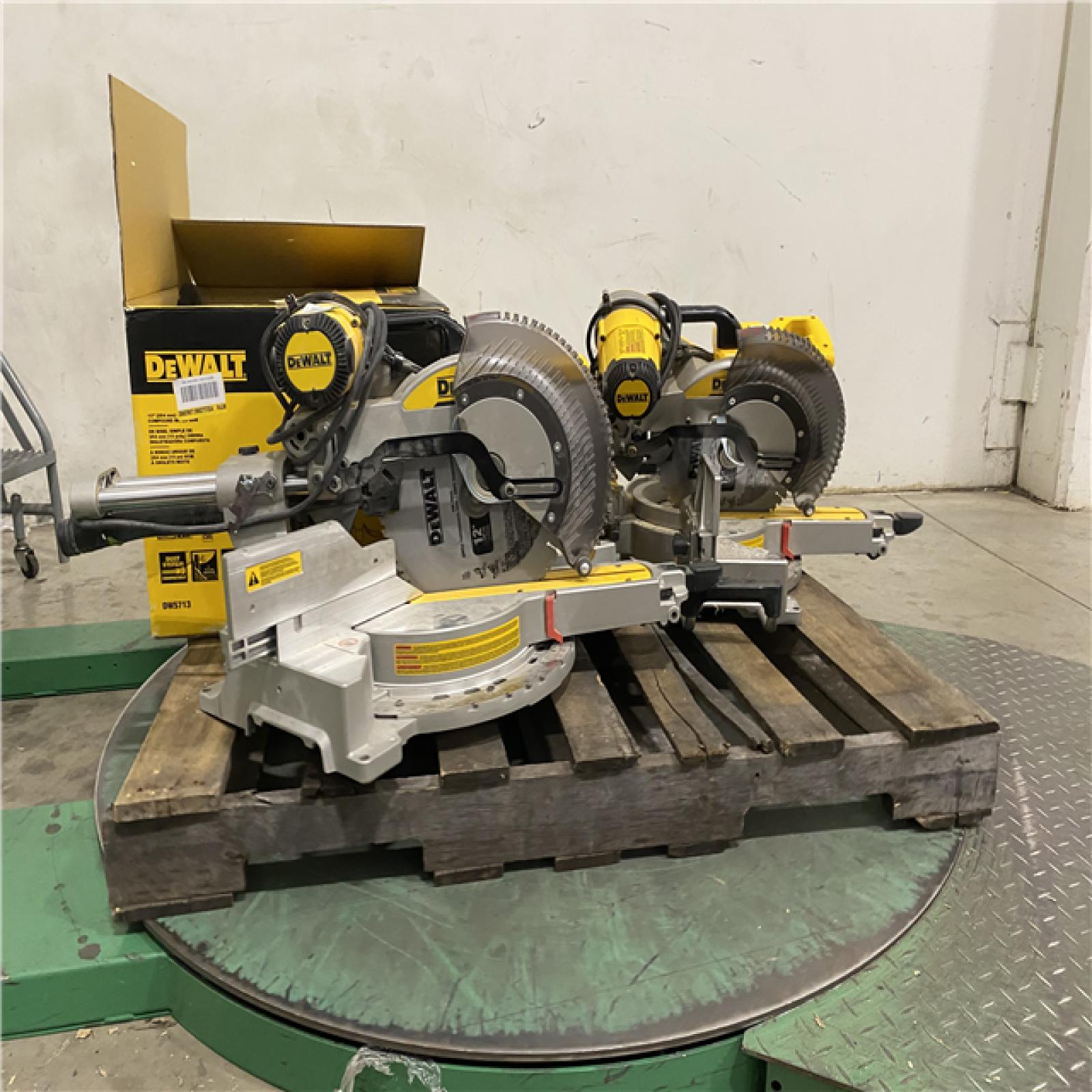 Dallas Location - As-Is DEWALT Compound Miter Saw (Lot Of 3)