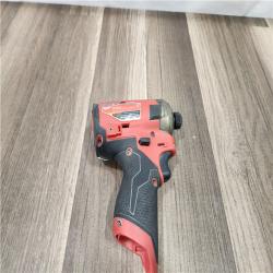 AS-IS - Milwaukee M12 FUEL SURGE 12V Lithium-Ion Brushless Cordless 1/4 in. Hex Impact Driver Compact Kit