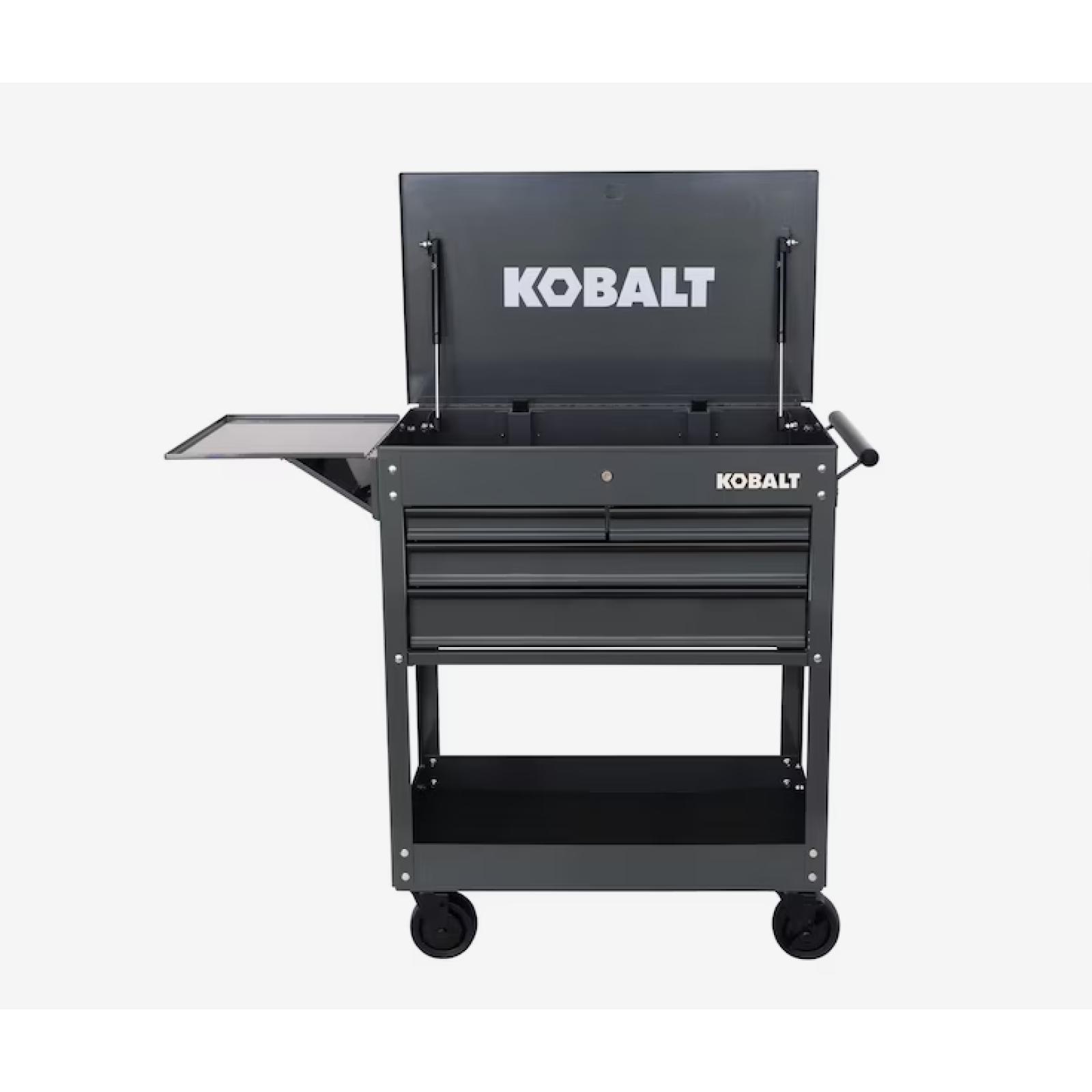 Kobalt 35-in W x 37.5-in H 4-Drawer Steel Rolling Tool Cabinet (White)