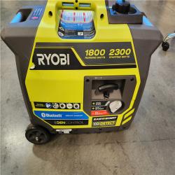 California AS-IS Ryobi 2 300-Watt Recoil Start Bluetooth Super Quiet Gasoline Powered Digital Inverter Generator with CO Shutdown Sensor