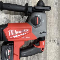 AS-IS Milwaukee  FUEL 18V Lithium-Ion Brushless Cordless 1 in. SDS-Plus Rotary Hammer (Tool-Only)