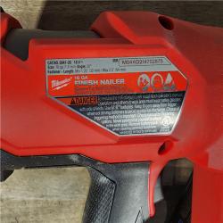 HOUSTON LOCATION - AS-IS Milwaukee 2841-20 18V Cordless Gen II 16 Gauge Angled Finish Nailer (Tool Only)
