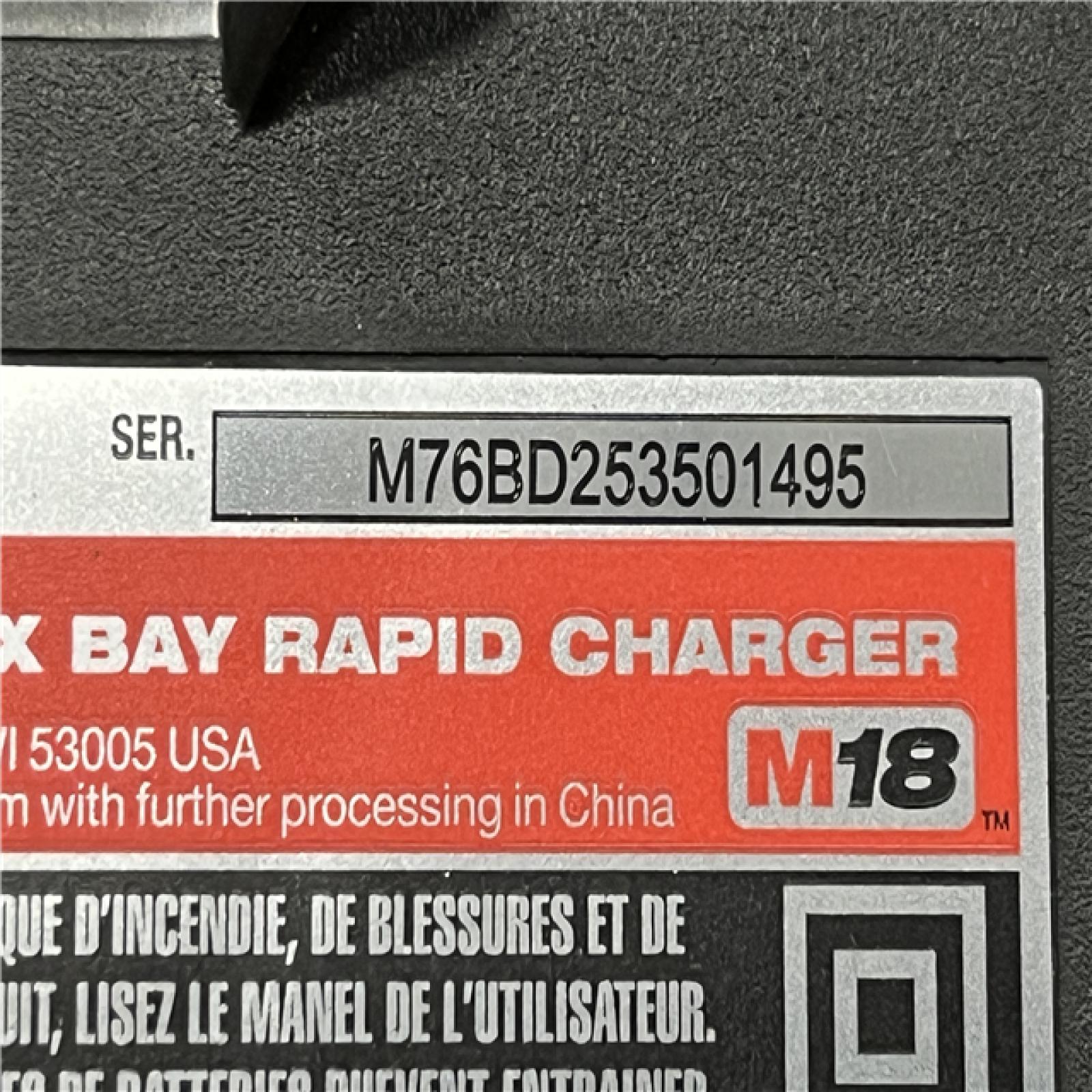 AS-IS Milwaukee 18V Lithium-Ion PACKOUT 6-Port Rapid Charger