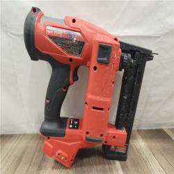AS-IS- MILWAUKEE FUEL 18V Cordless 18-Gauge 1/4 in. Narrow Crown Stapler (Tool-Only)