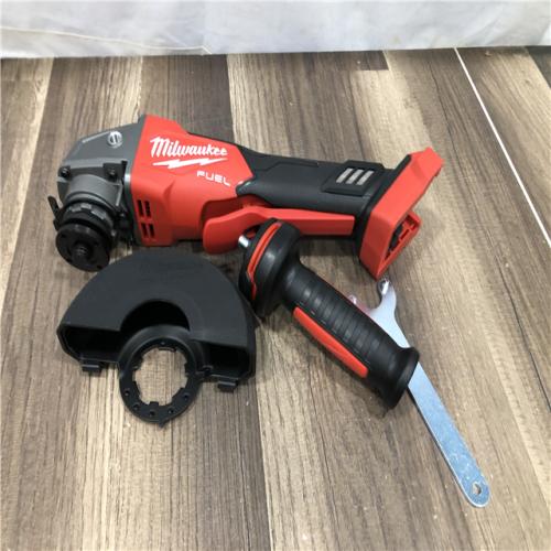 AS-IS Milwaukee FUEL 18V Lithium-Ion Brushless Cordless 4-1/2 in./5 in. Grinder with Variable Speed & Paddle Switch (Tool-Only)