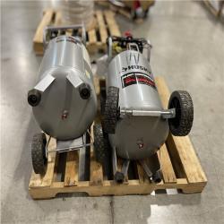 DALLAS LOCATION - Husky 20 Gal.165 PSI Vertical Electric Oil-Free Quiet Auto/Workshop Air Compressor PALLET-(2 UNITS)