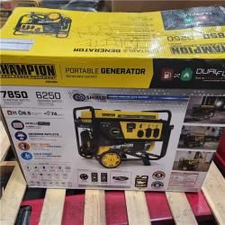 Dallas Location - As-Is Champion Power Equipment 7850/6250-Watt Gasoline Portable Generator