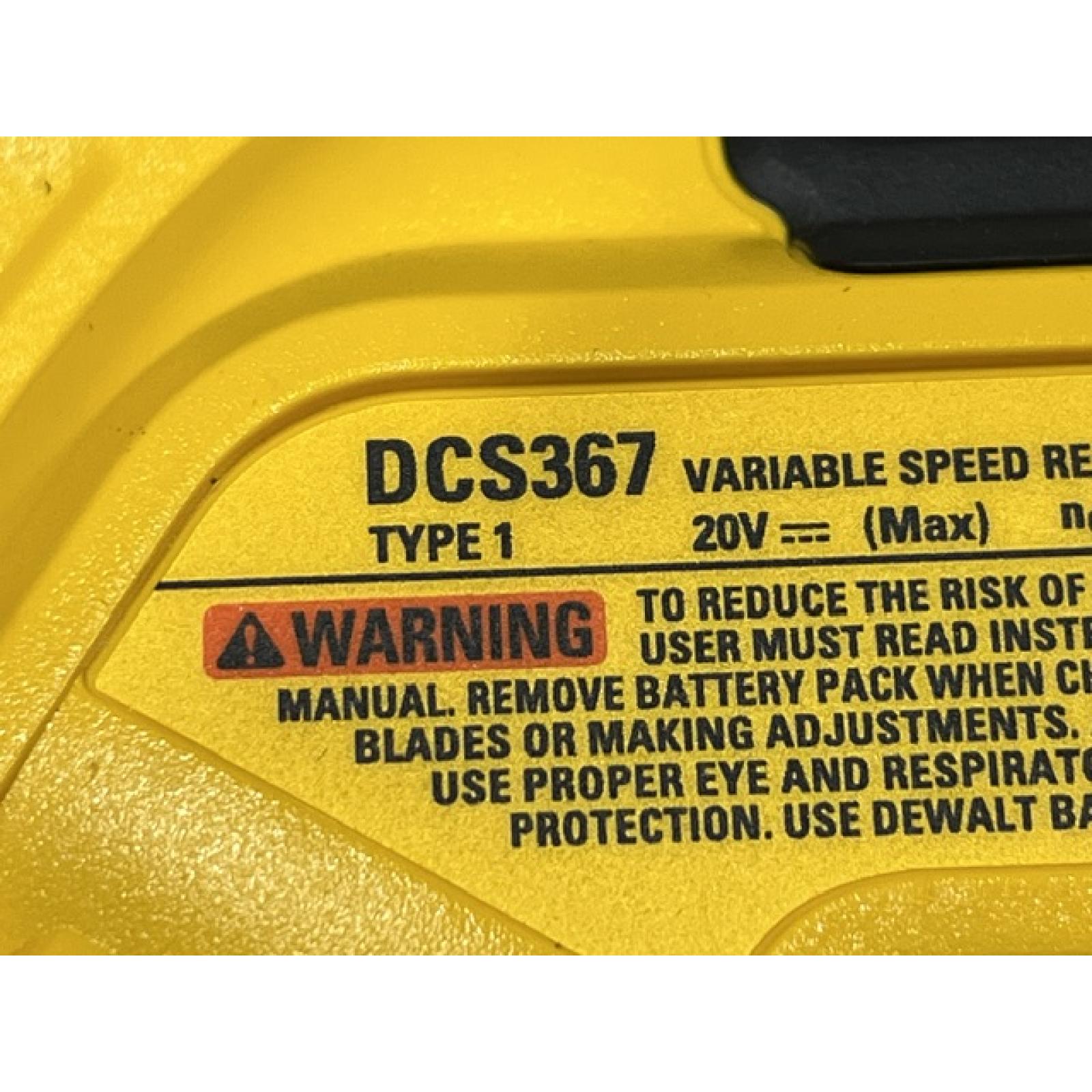 AS-IS DEWALT 20V MAX XR Cordless Brushless Compact Reciprocating Saw (Tool Only)