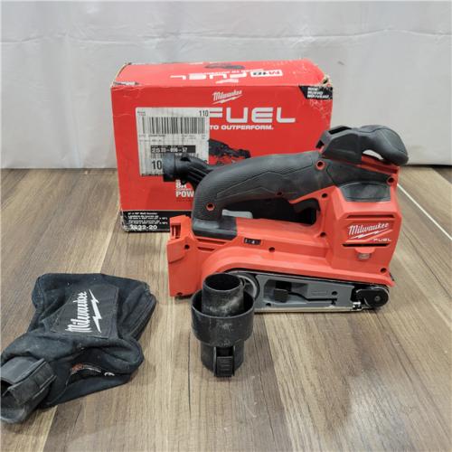 AS-IS Milwaukee M18 Fuel 8 Amps 18 V 3 in. W X 18 in. L Cordless Belt Sander Tool Only