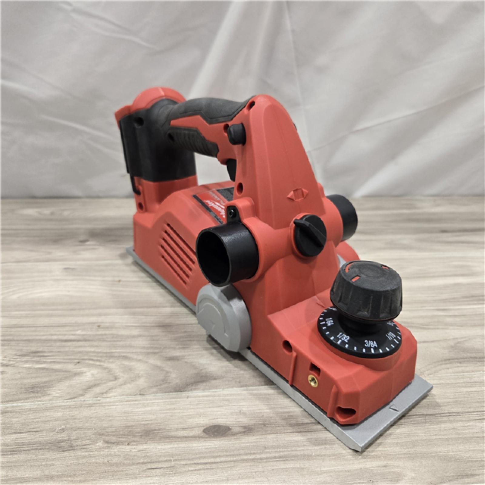 AS-IS Milwaukee M18 18V Cordless 3-1/4 in. Planer (Tool-Only)