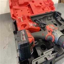 AS-IS - Milwaukee M18 FUEL 18-Volt Lithium-Ion Brushless Cordless 1/2 in. Hammer Drill/Driver Kit