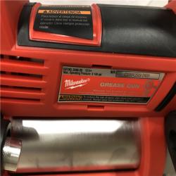 AS-IS Milwaukee M12 12V Lithium-Ion Cordless Grease Gun (Tool-Only)