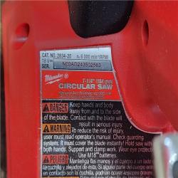 HOUSTON LOCATION - AS-IS Milwaukee Tools M18 FUEL 7-1/4 Circular Saw (Tool Only) 2834-20