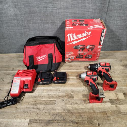 HOUSTON LOCATION - AS-IS Milwaukee M18 Brushed Cordless (2-Tool) Drill/Driver and Impact Driver Kit