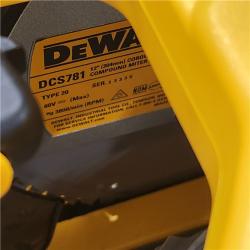As-Is- DEWALT 60V Lithium-Ion 12 in. Cordless Sliding Miter Saw (Tool Only)