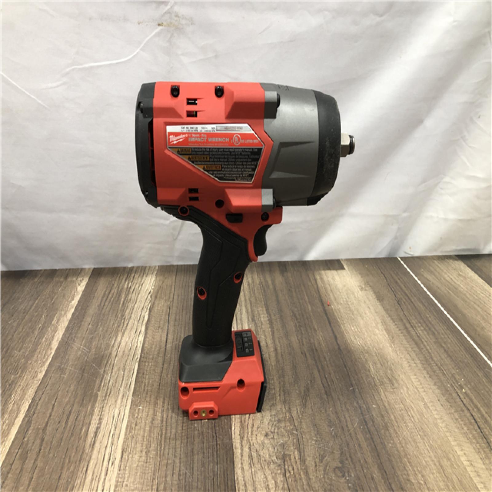 AS-IS Milwaukee FUEL 18V Lithium-Ion Brushless Cordless 1/2 in. Impact Wrench w/Friction Ring Kit