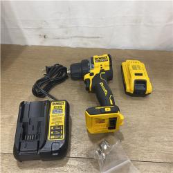 AS-IS DEWALT Atomic 20V Lithium-Ion Cordless Compact 1/2 in. Drill/Driver Kit