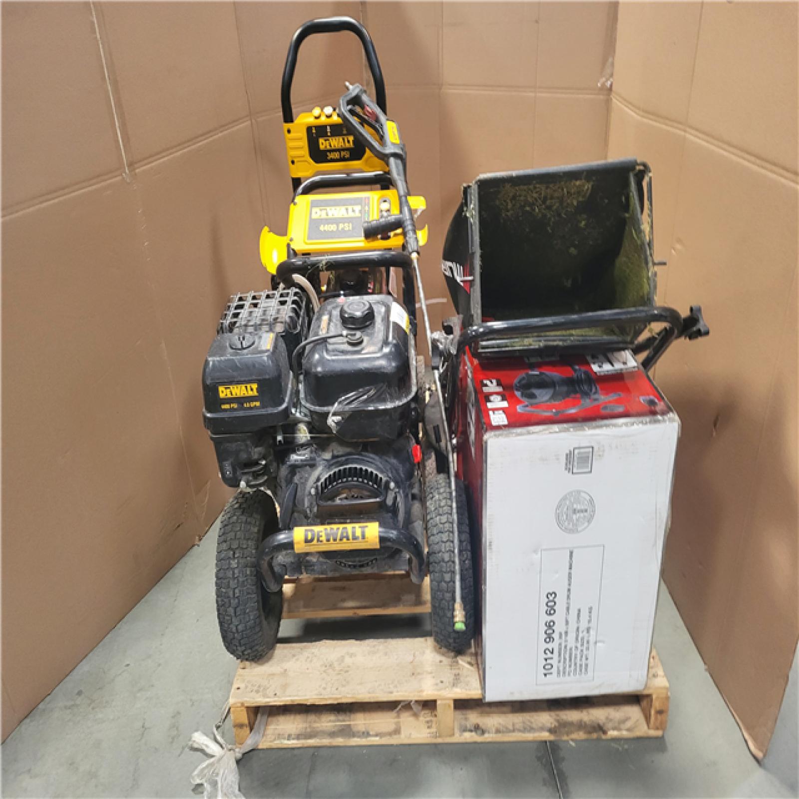 CALIFORNIA AS-IS OUTDOOR POWER EQUIPMENT