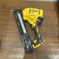 AS-IS DEWALT 20V MAX XR 15 Ga. Cordless 34 Deg Nailer 20 V