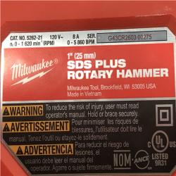 AS-IS Milwaukee 8 Amp Corded 1 in. SDS D-Handle Rotary Hammer