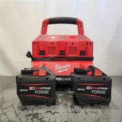 AS-IS- Milwaukee M18 18V Lithium-Ion REDLITHIUM FORGE Starter Kit with Two 12.0 Ah Battery