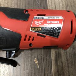 AS-IS Milwaukee M12 12V Lithium-Ion Cordless 3/8 in. Ratchet (Tool-Only)