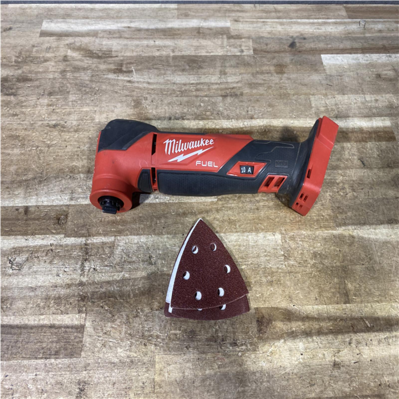 Houston Location AS-IS Milwaukee FUEL 18V Lithium-Ion Cordless Brushless Oscillating Multi-Tool (Tool-Only)