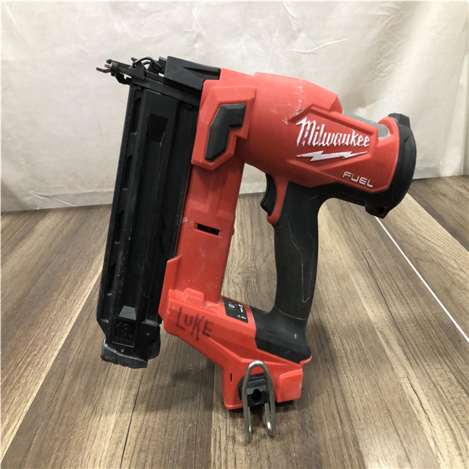 AS-IS Milwaukee FUEL 18-Volt Lithium-Ion Brushless Cordless Gen II 18-Gauge Brad Nailer (Tool-Only)