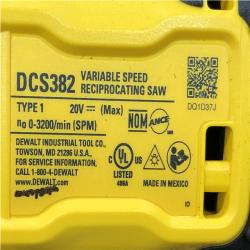 AS-IS DEWALT 20V MAX Cordless Brushless Reciprocating Saw (Tool Only)