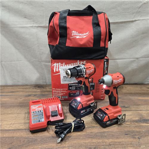 AS-IS Milwaukee M18 Compact Brushless 2-Tool Combo Kit