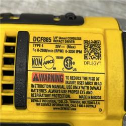 AS-IS DEWALT 20V MAX Cordless 1/4 in. Impact Driver Kit