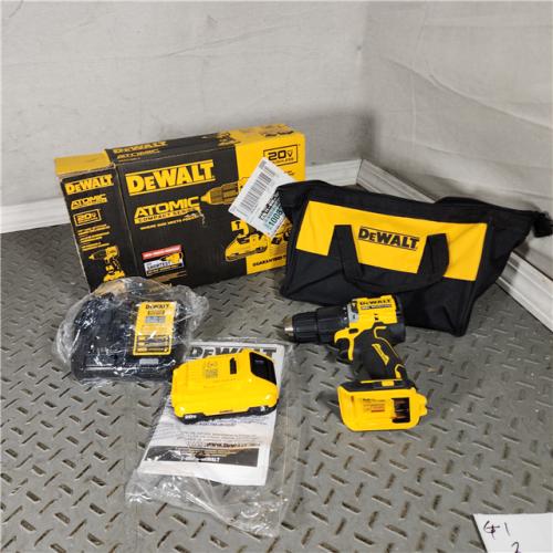 Houston Location - AS-IS DEWALT DCD799L1 ATOMIC Compact Series 20V MAX Brushless Cordless 1/2 Hammer Drill Kit 3.0 Ah - Appears IN NEW Condition