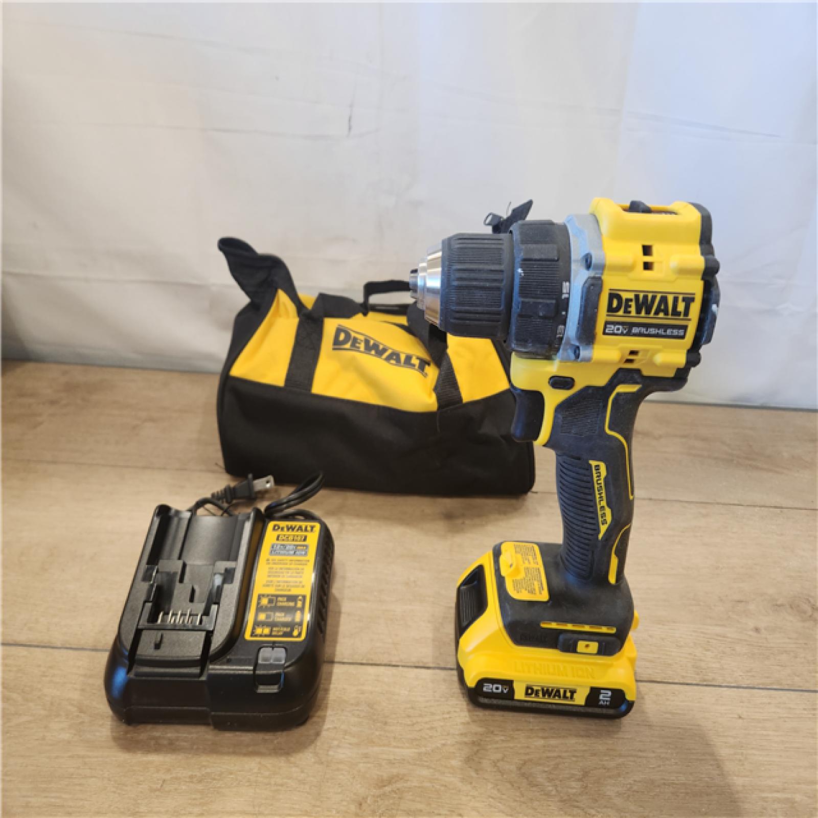 AS-IS- DEWALT 20V  Cordless.5 in Drill Driver  2 Ah